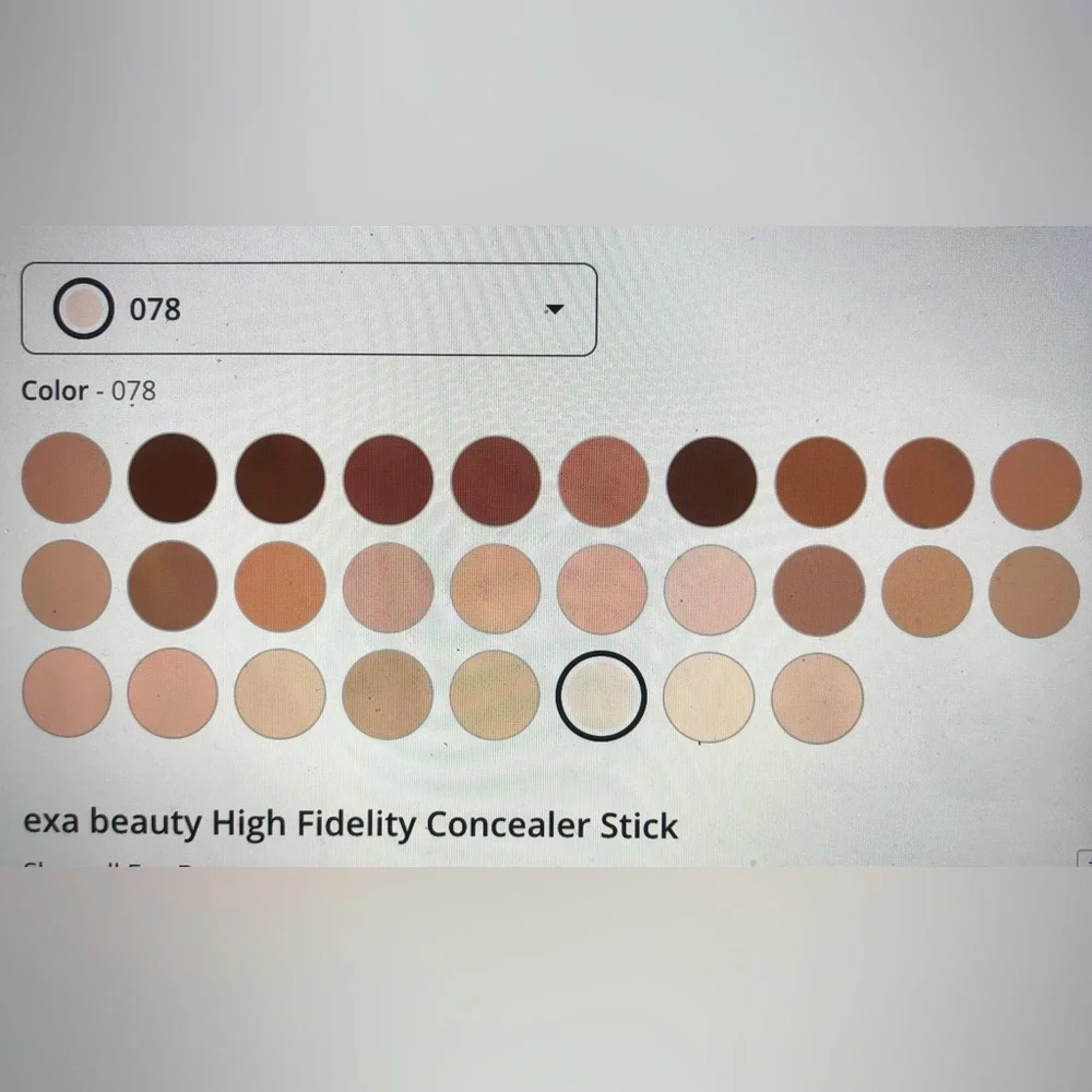 Exa 078 High Fidelity Brightening Concealer Stick NIB